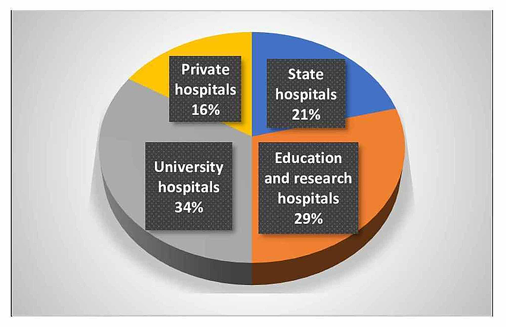 The-hospitals-where-participants-are-currently-working-(%)
