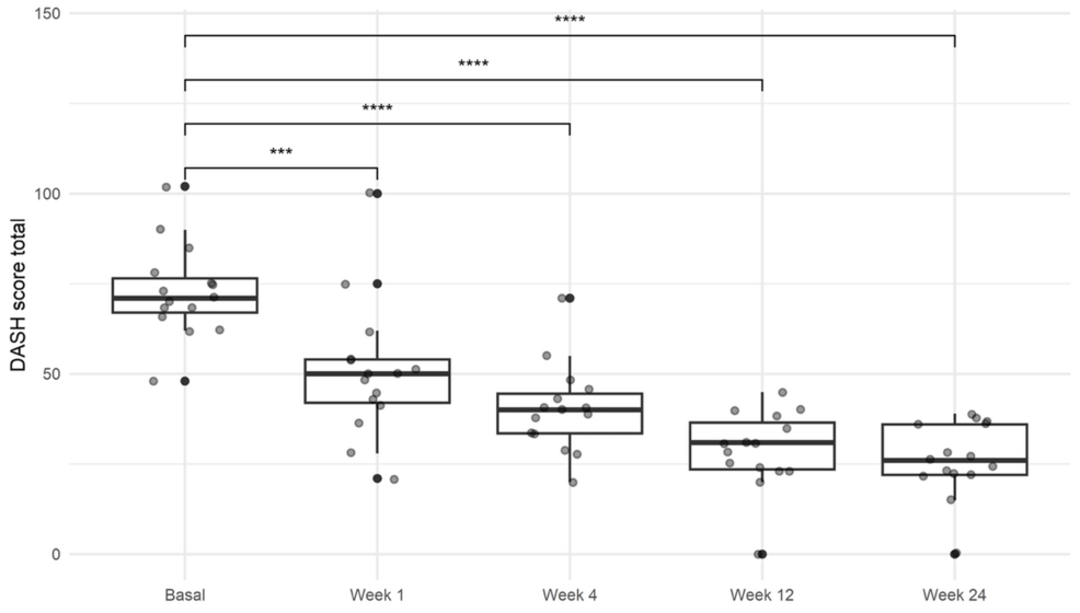 Results-of-the-Disabilities-of-the-Arm,-Shoulder,-and-Hand-(DASH)-score.