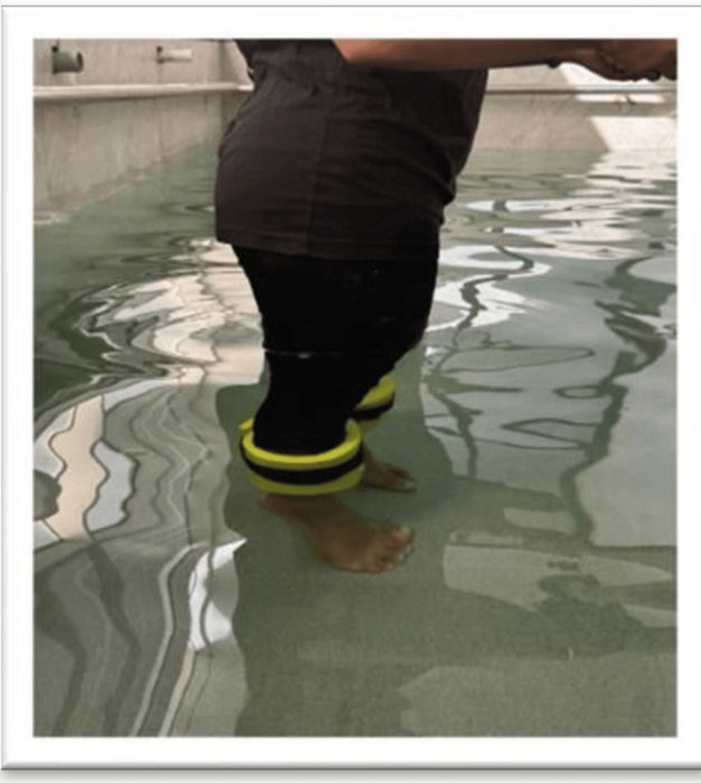 Heel-raise-with-aquatic-weight-cuff