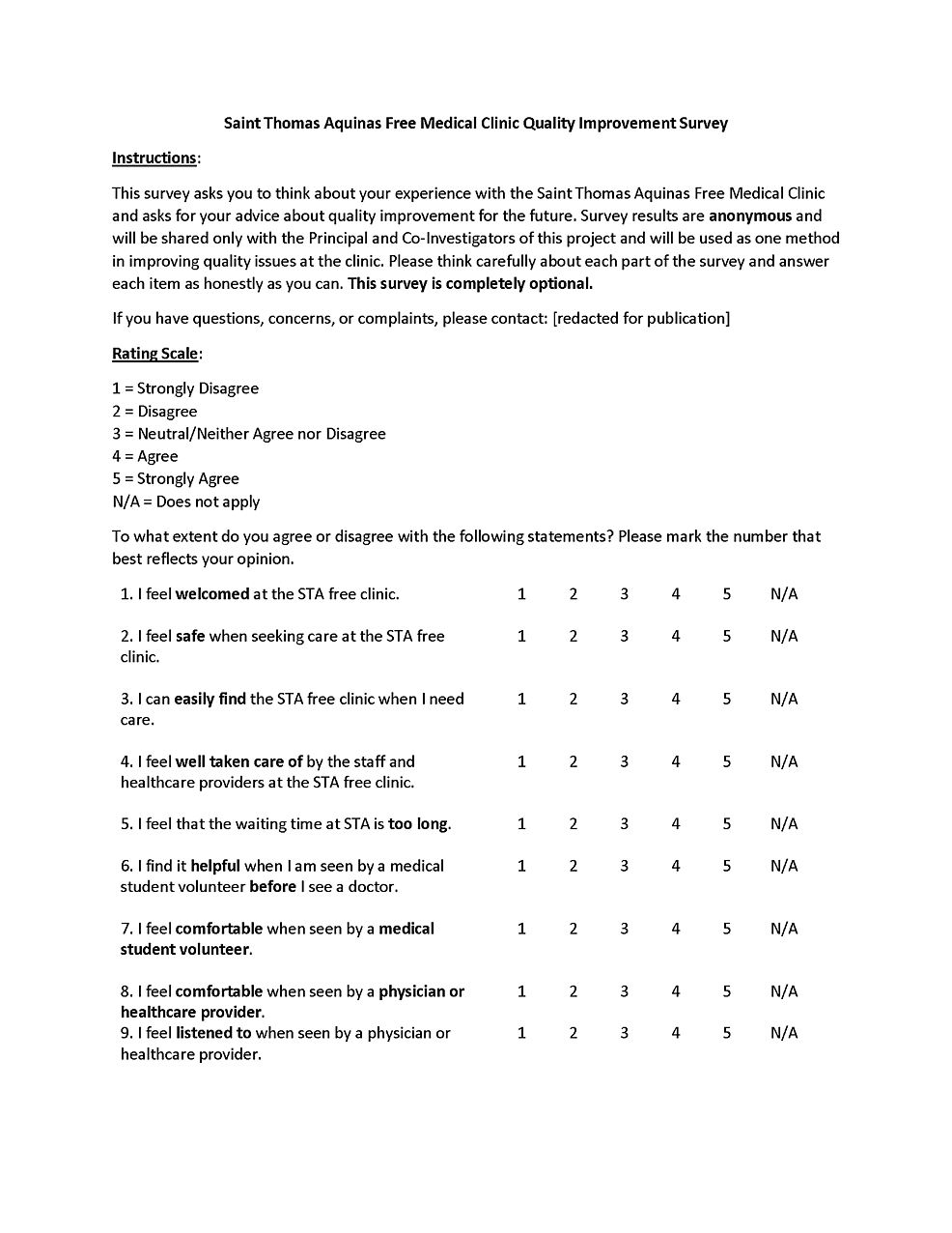 Cureus Survey on Impact of Operational Policies and Procedures on