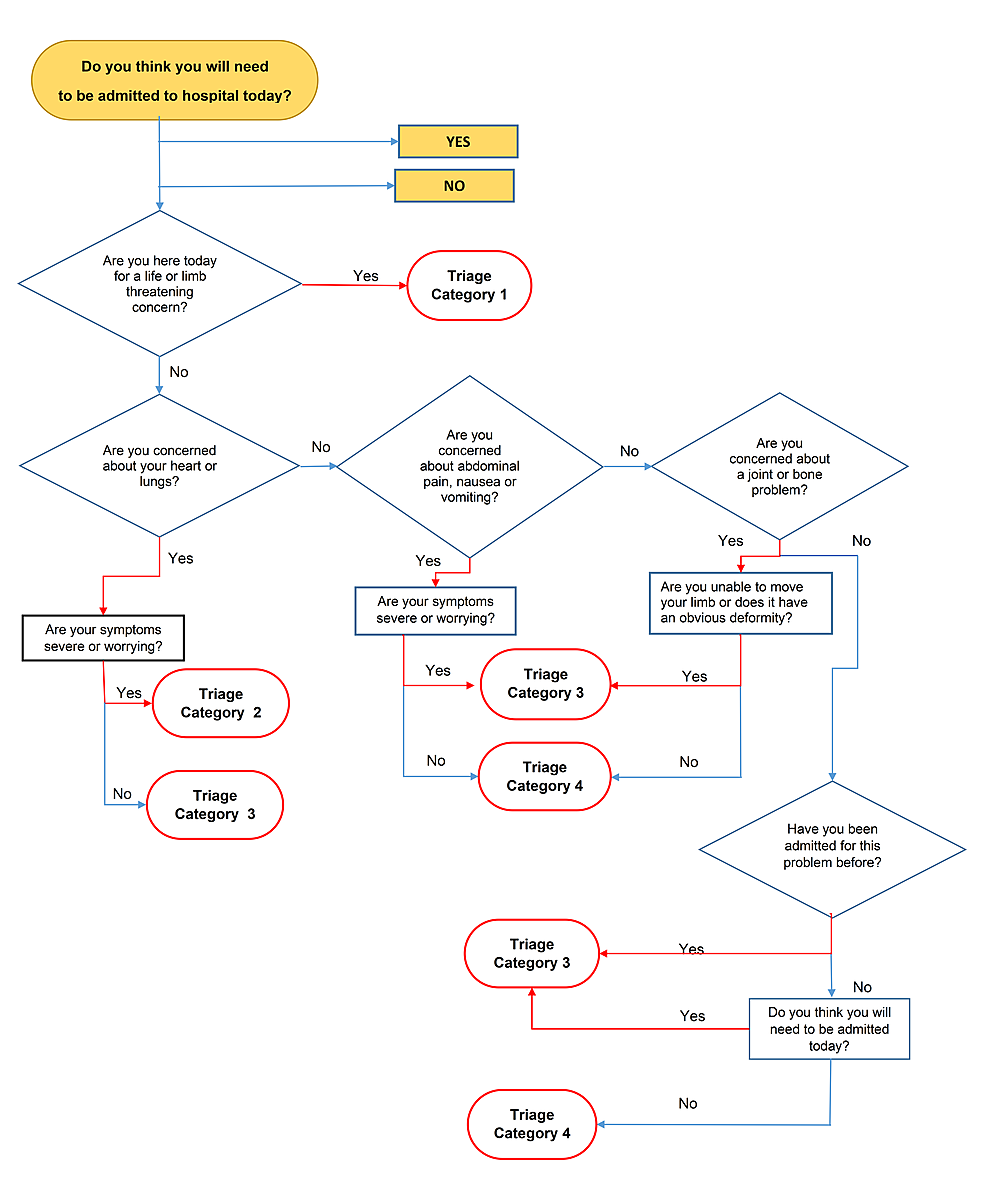 A Comparison Between ComputerAssisted SelfTriage by Patients and