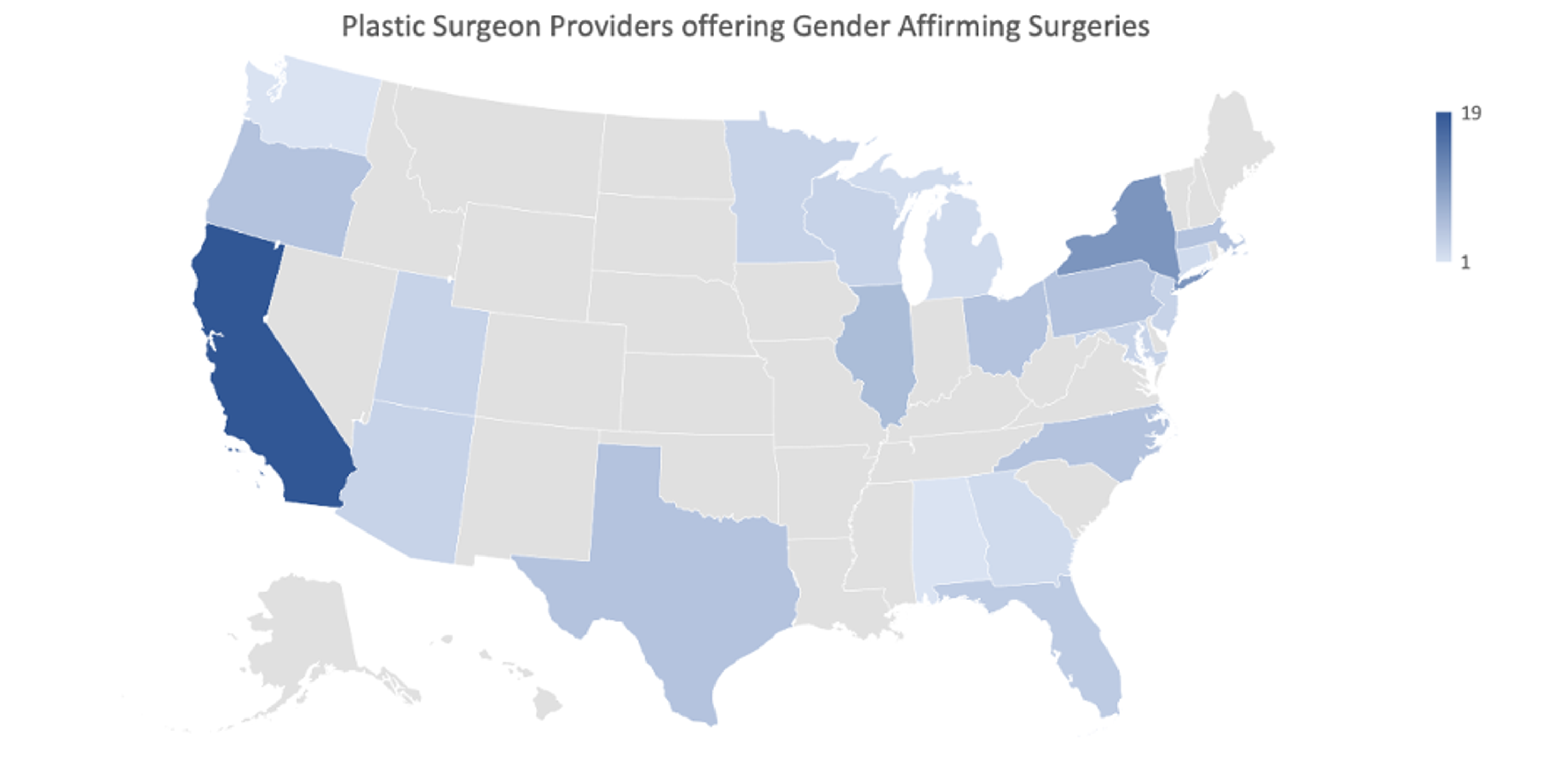 National Trends In Gender-Affirming Surgical Procedures: A Google ...