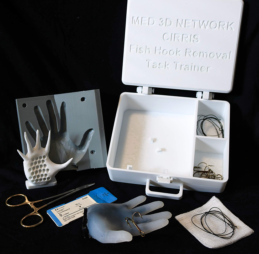 Cureus, Casting Into The Future: Effectiveness of a 3D-Printed Fishhook  Removal Task Trainer