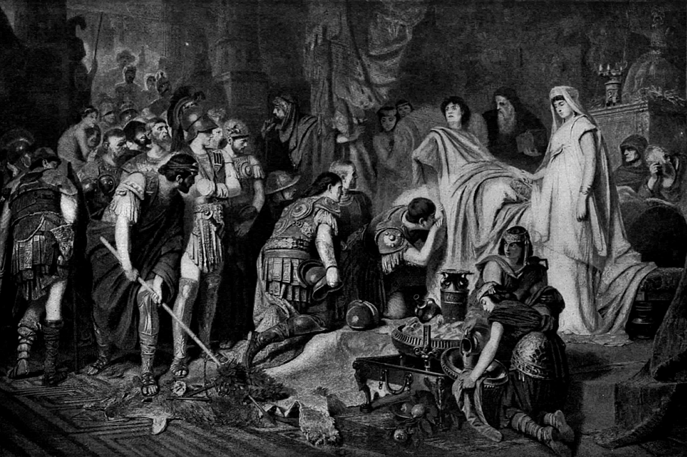 Death-of-Alexander-the-Great-by-Karl-T.-von-Piloty-(1826-1886)