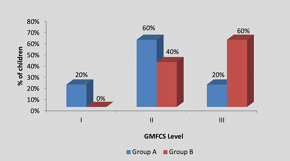 Graph-showing-distribution-of-children-according-to-the-GMFCS-level
