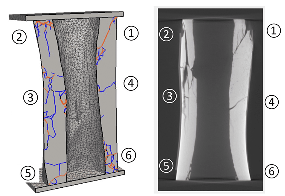 Identified-regions-of-fractures-from-FDEM-simulation-and-test-specimen.
