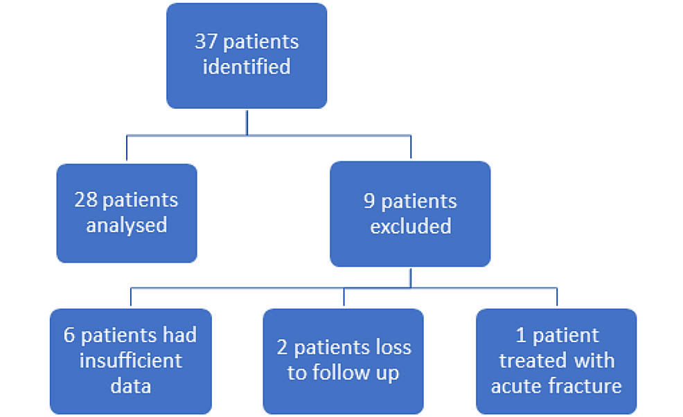 Low-intensity pulsed ultrasound for treating delayed union