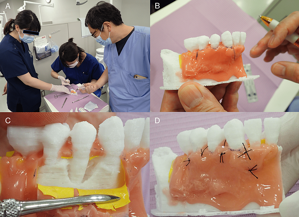 Surgical-training-using-3D-model.