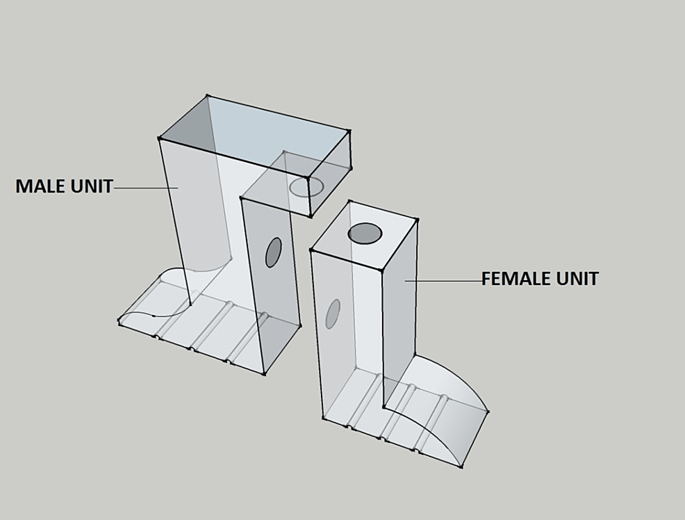 Cureus Sectional Impression Tray With Reusable Handle A Single