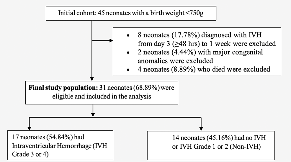 Cureus Clinical Variables Associated With Grade Iii And Iv Intraventricular Hemorrhage Ivh