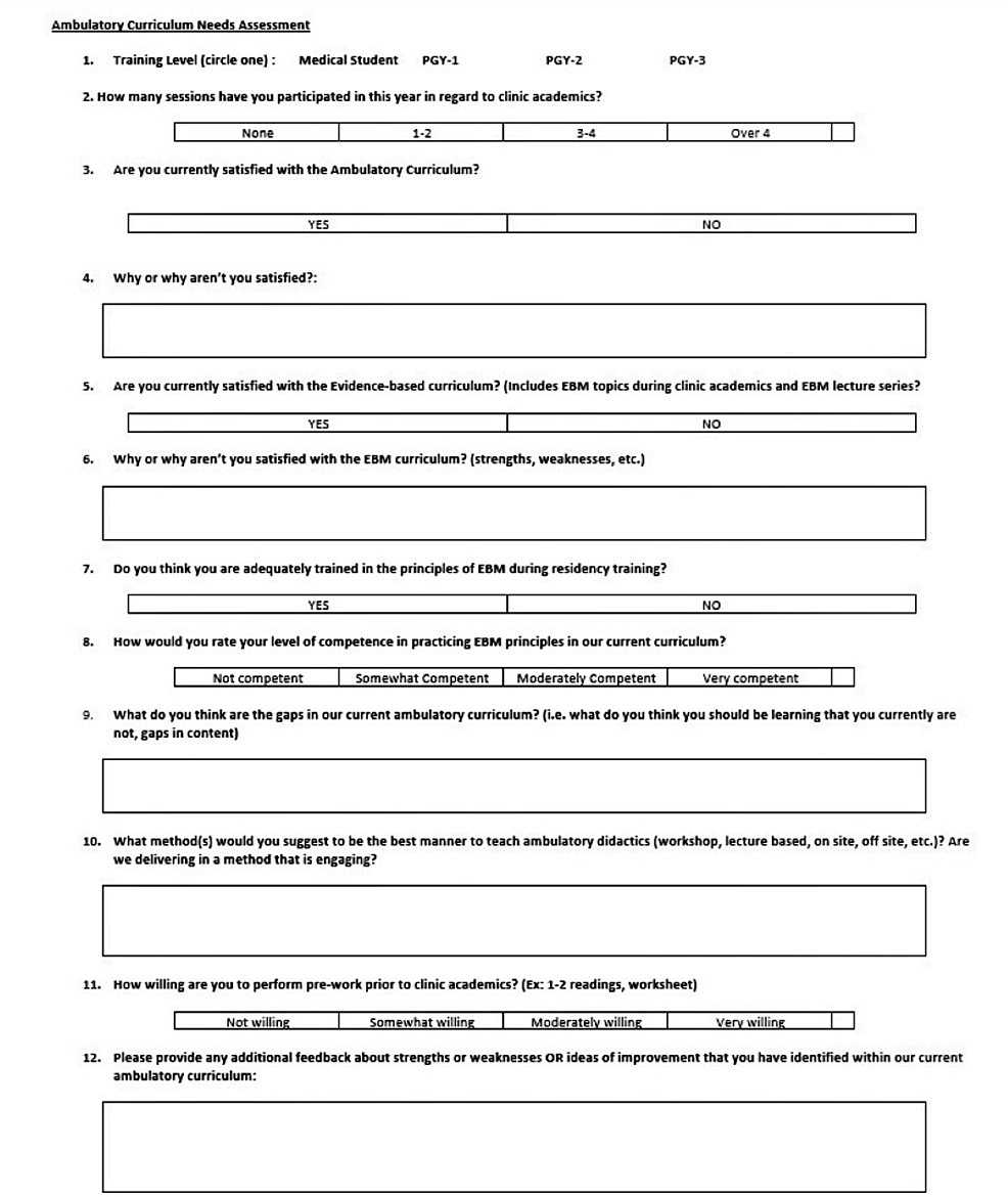 Longitudinal Integrated Ambulatory, Didactic, And Evidenced-based 