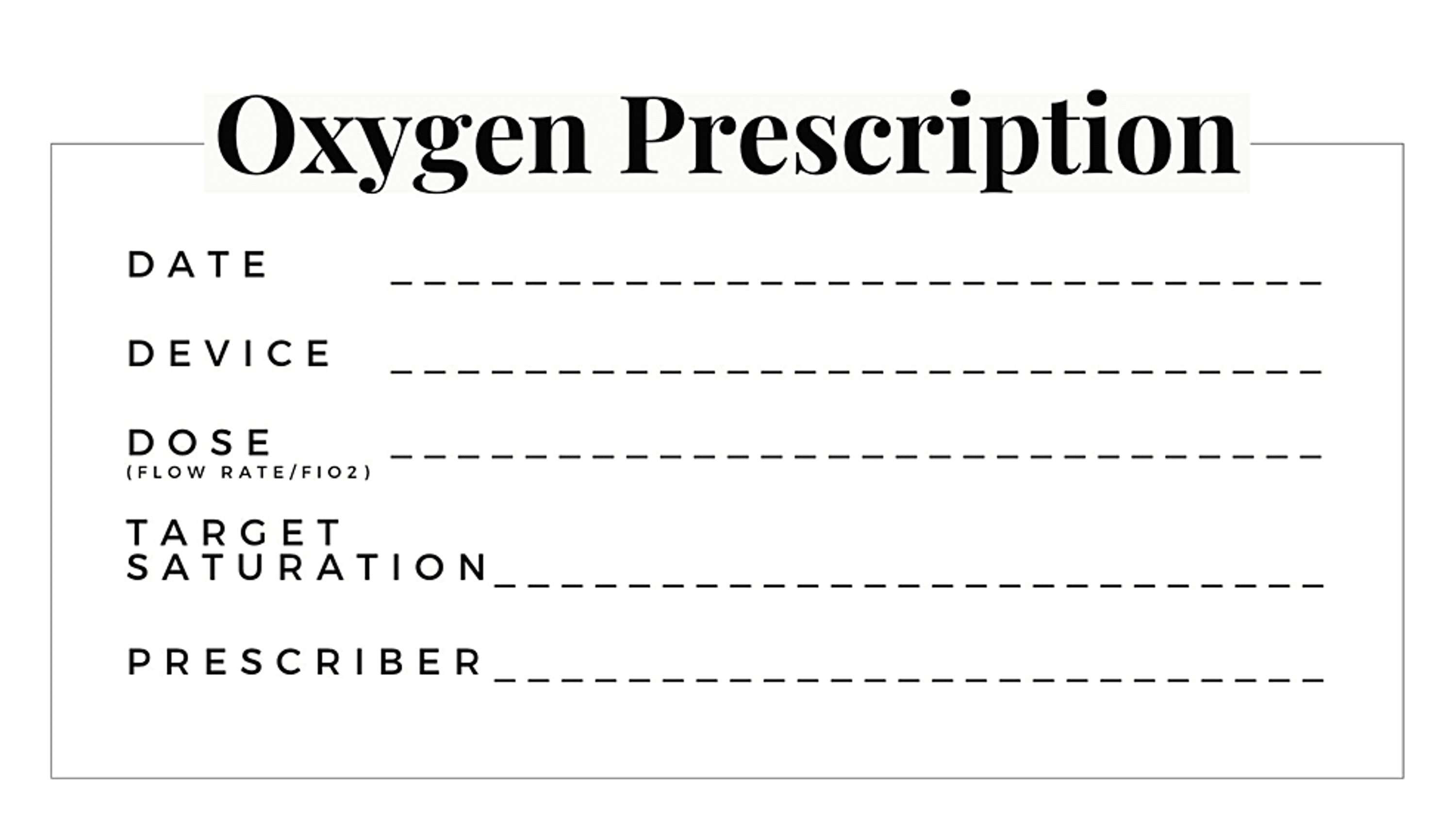 A Quality Improvement Study to Improve Oxygen Prescription in the PICU