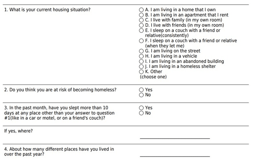 Hospitalization and Housing A Qualitative Study Exploring the