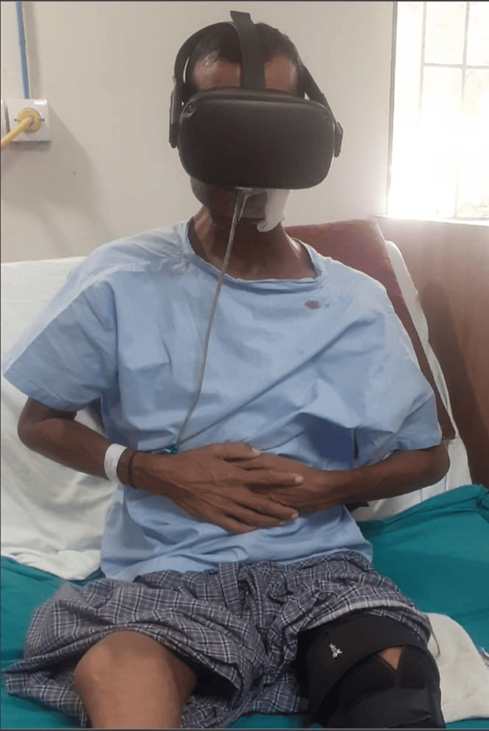 Cureus | Impact of Controlled Breathing Techniques in Virtual Reality  Environments on the Psychological Status of Oral Cancer Patients: A Case  Report