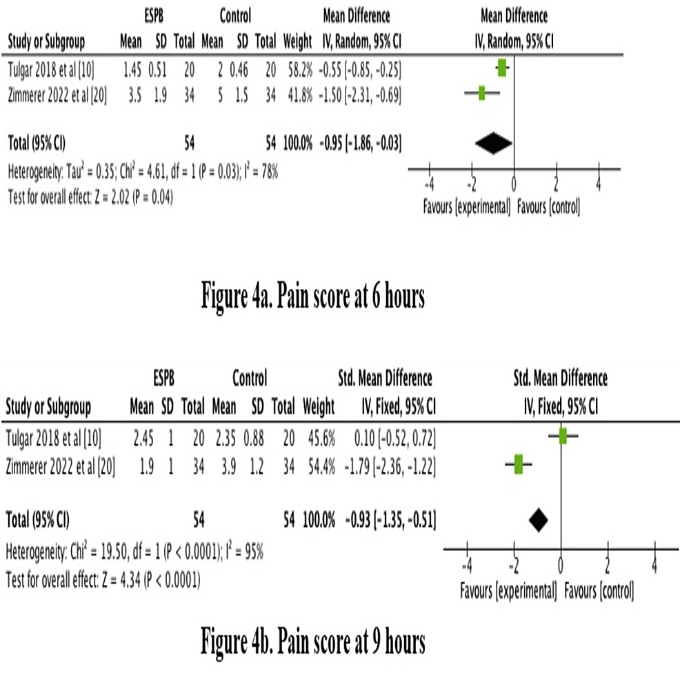 The Use of Erector Spinae Plane Block Reduces Opioid Consumption and