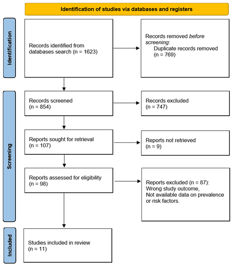 PRISMA flow diagram of Systematic Review on Concussion in Sports Medicine.