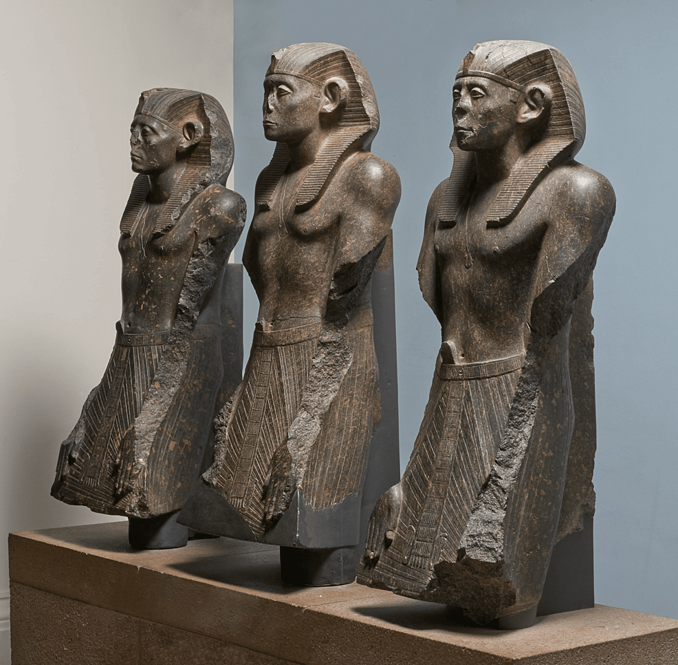 A-series-of-statues-featuring-Senusret-III